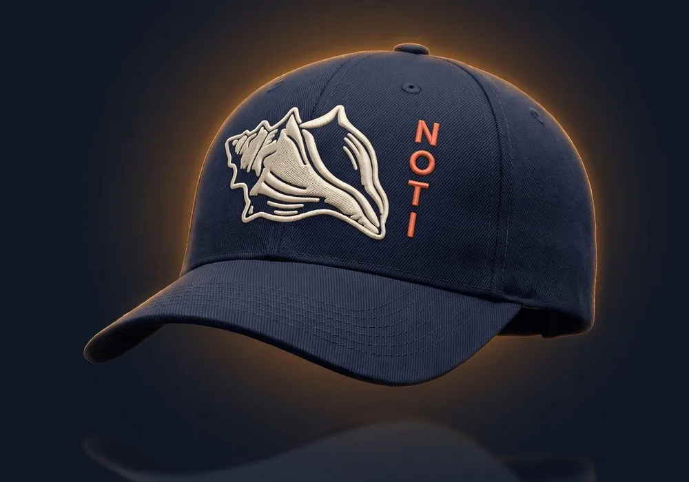 NOTI conch embroidered hat